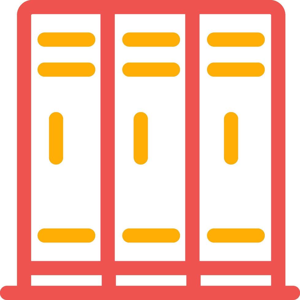 Lockers Creative Icon Design vector