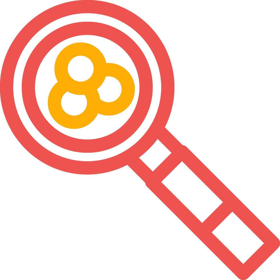 Magnifying Glass Creative Icon Design vector