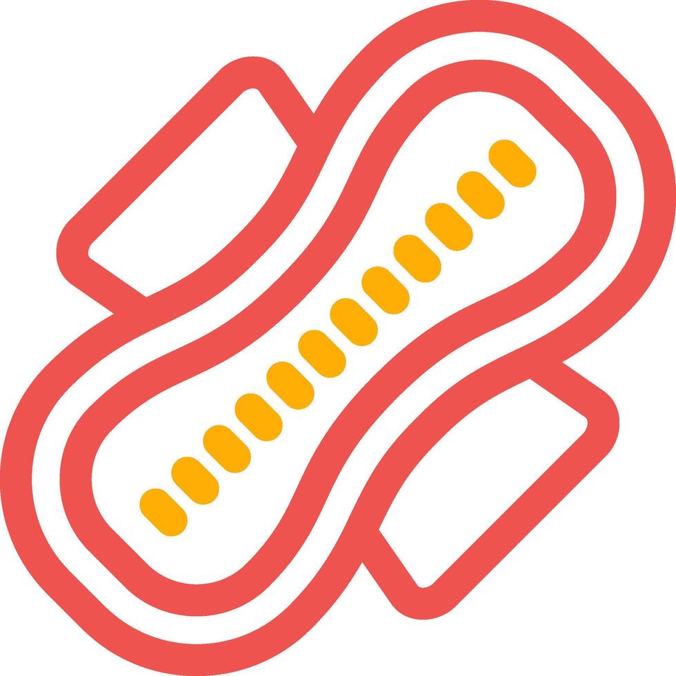 Sanitary Napkin Creative Icon Design vector