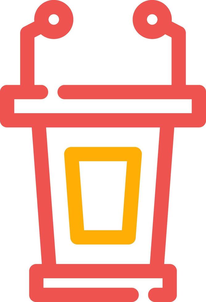 Lectern Creative Icon Design vector