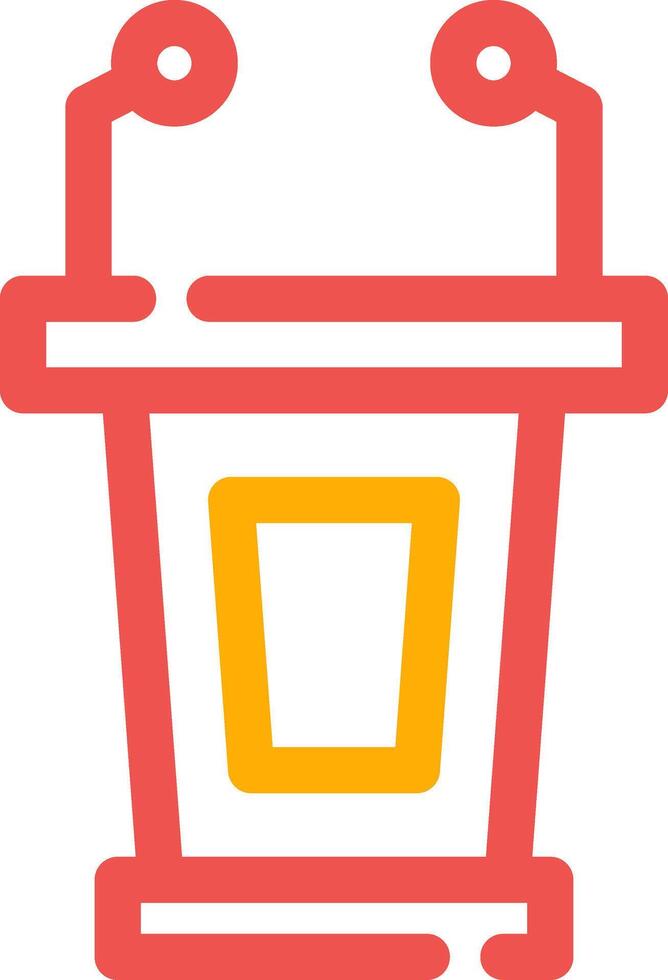 Lectern Creative Icon Design vector