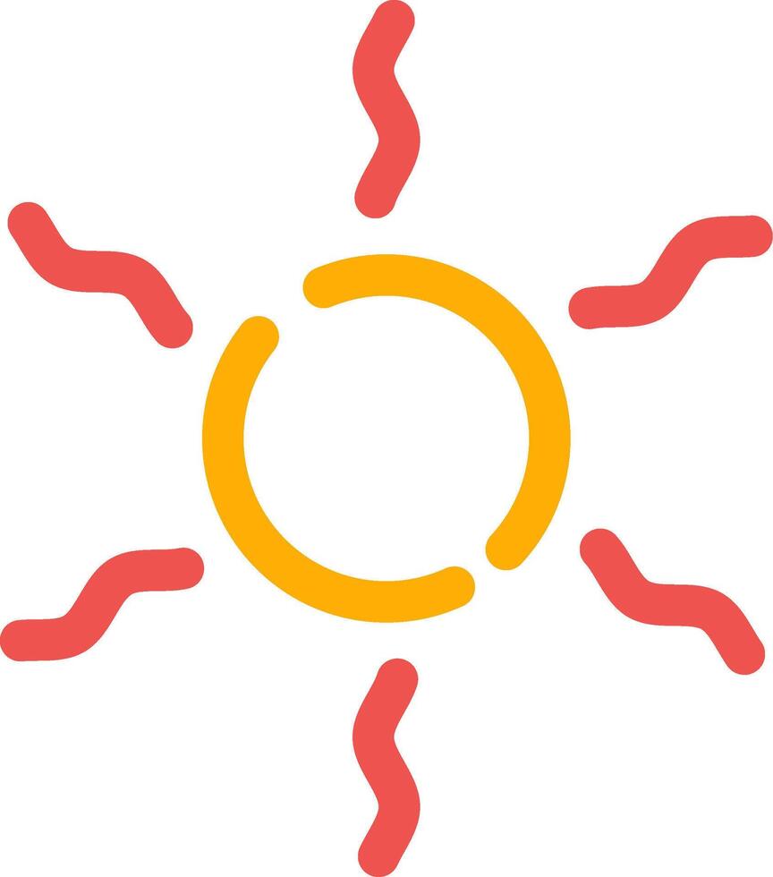 Sun Creative Icon Design vector