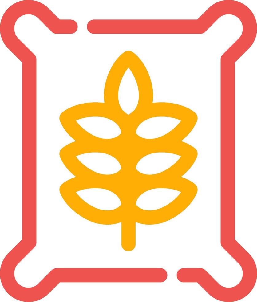 Seed Bag Creative Icon Design vector