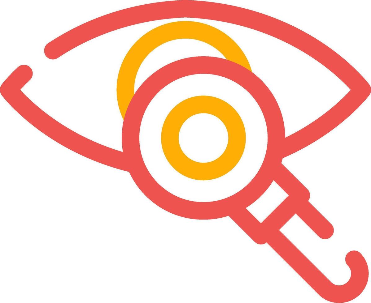 Eye Test Creative Icon Design vector