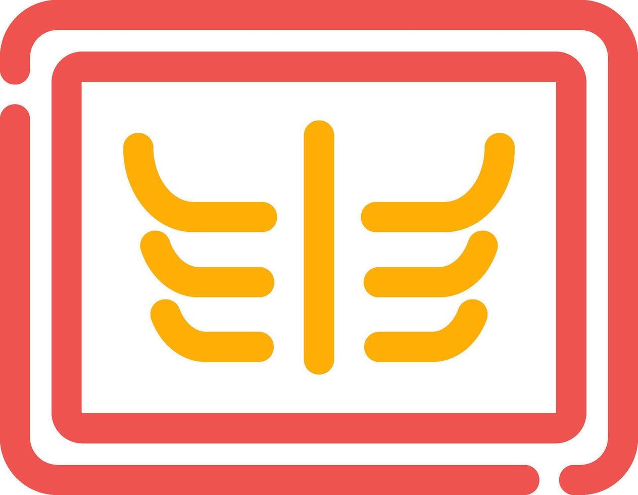 X Ray Creative Icon Design vector