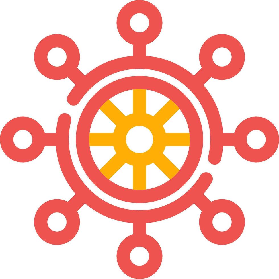 Rudder Creative Icon Design vector