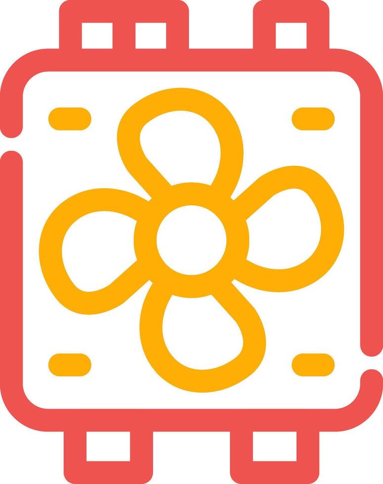 Coller Fan Creative Icon Design vector