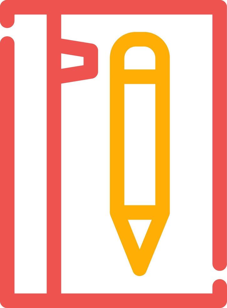 Pencil Case Creative Icon Design vector