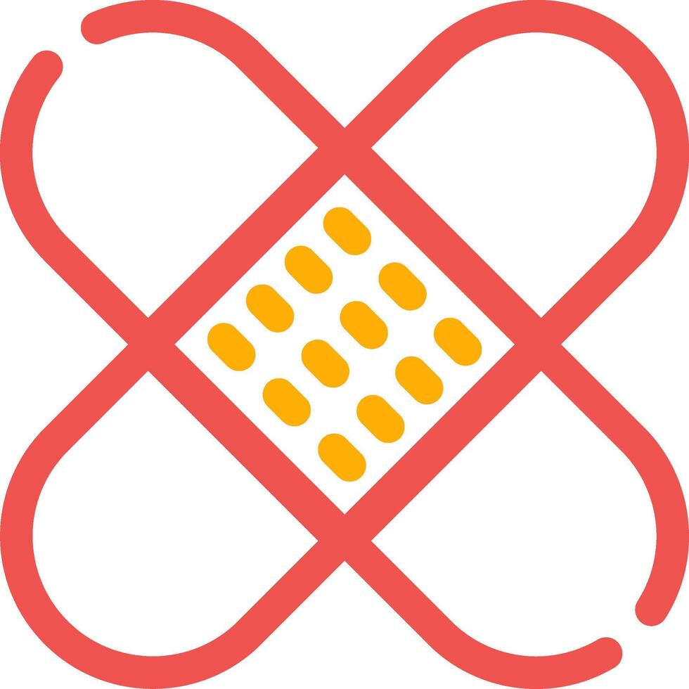 Band Aid Creative Icon Design vector