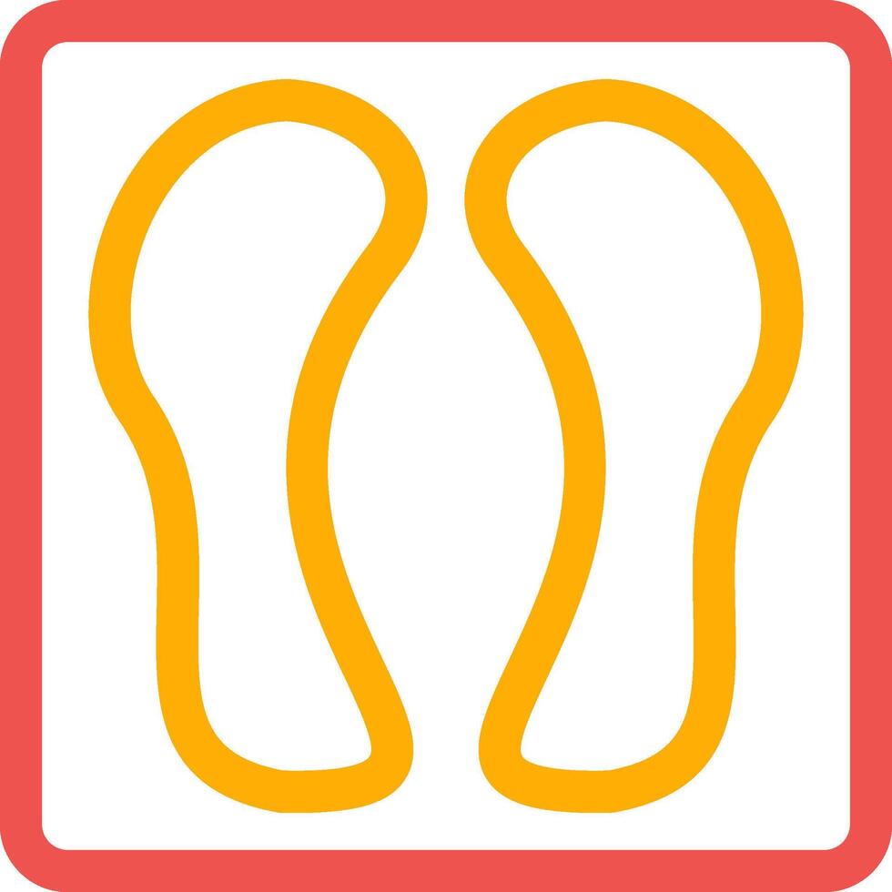Footprint Creative Icon Design vector