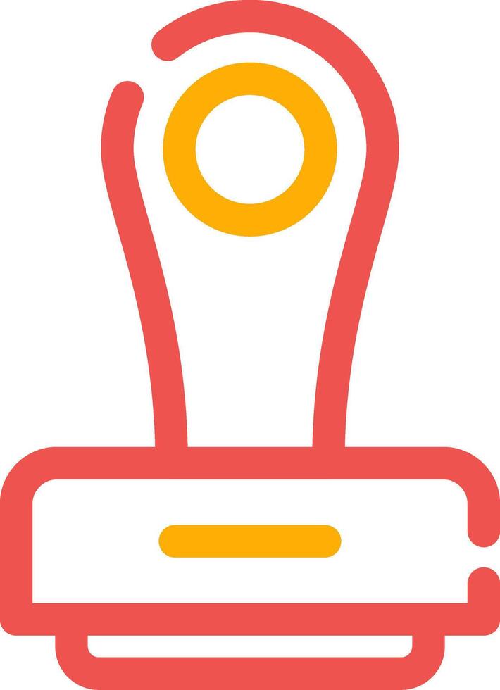 Stamp Creative Icon Design vector