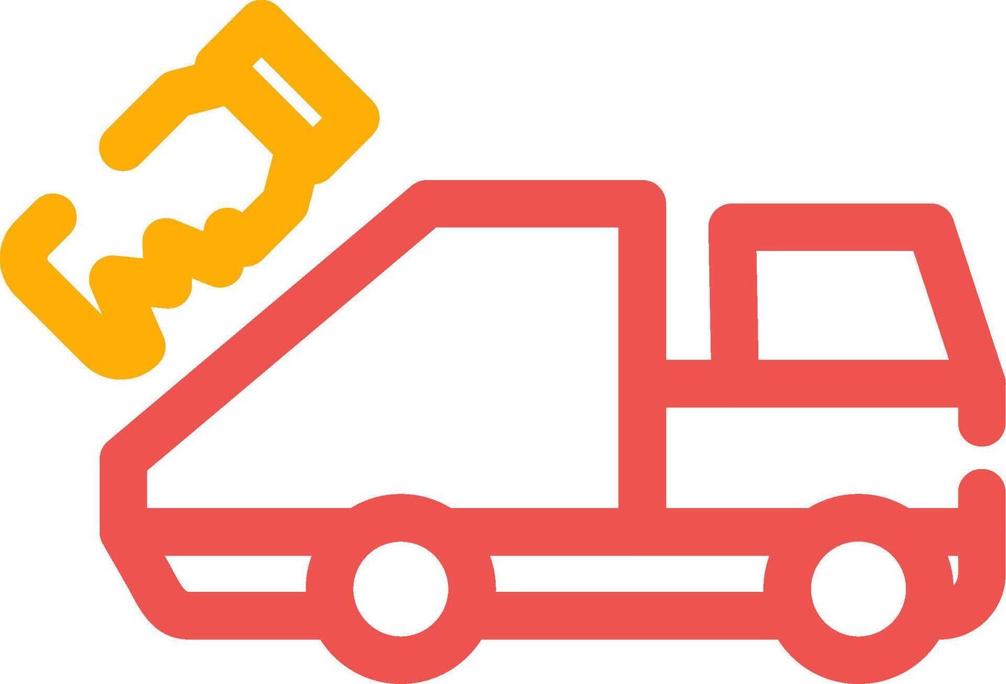 Garbage Truck Creative Icon Design vector