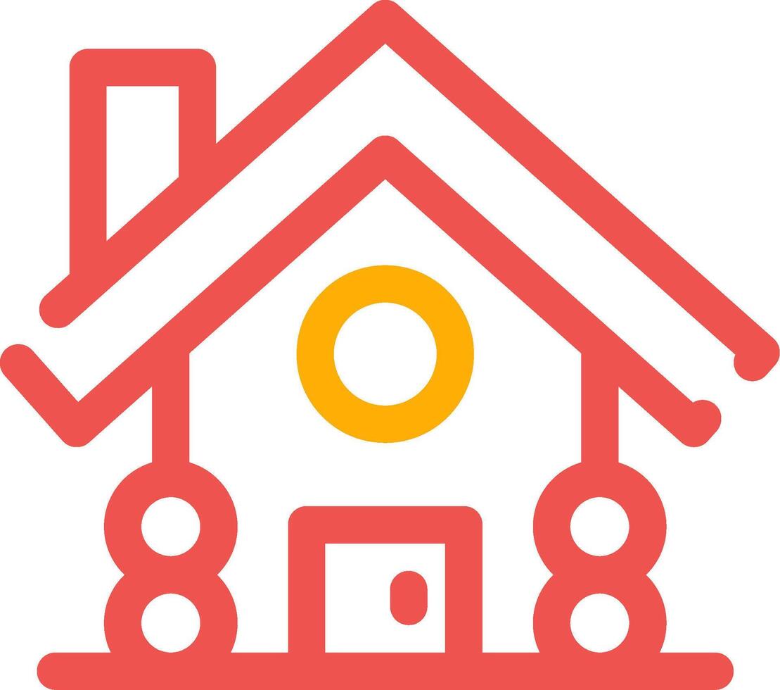 Cabin Creative Icon Design vector