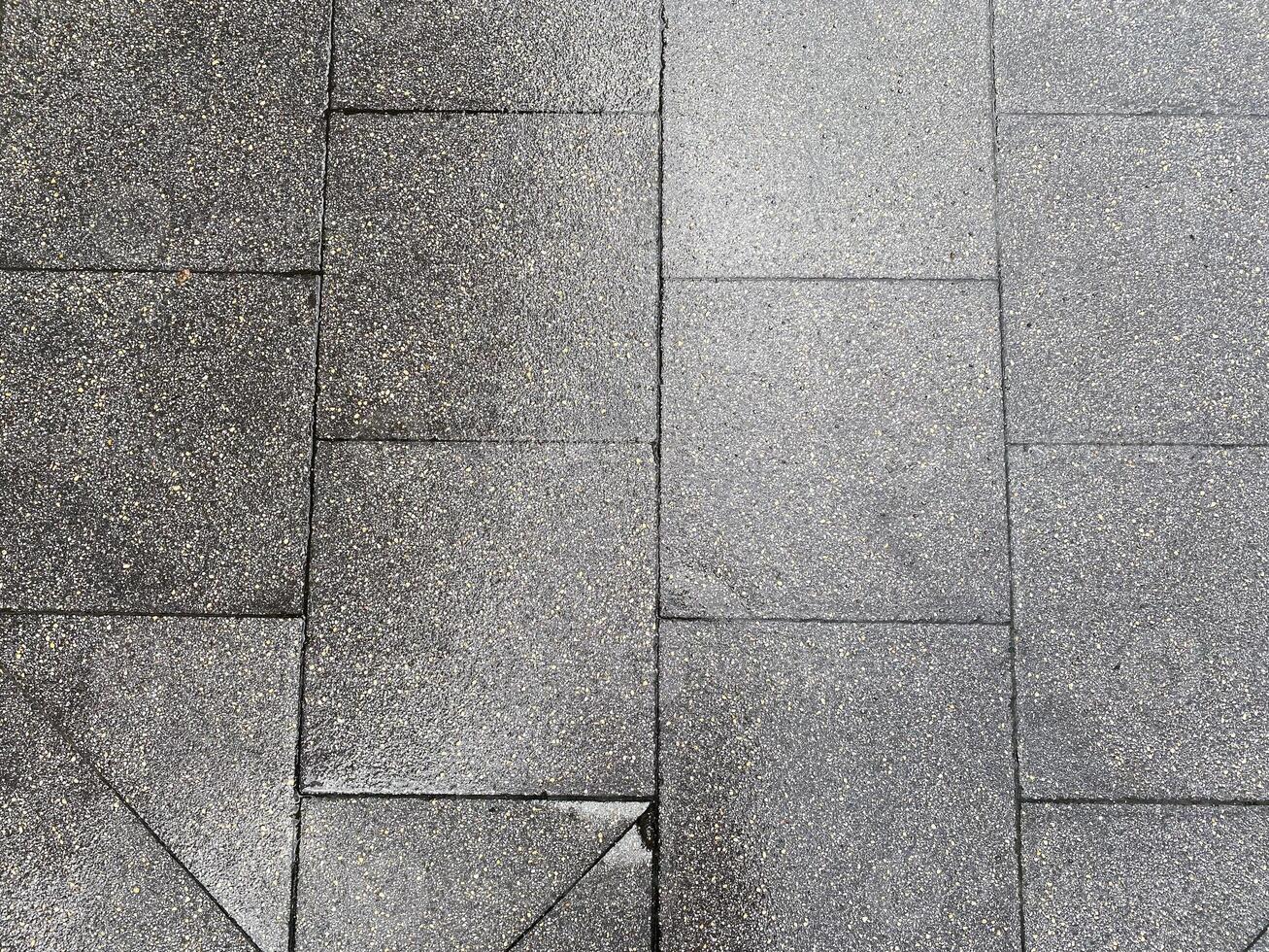 Closeup of an abstract paint pattern on a beautiful concrete surface. photo