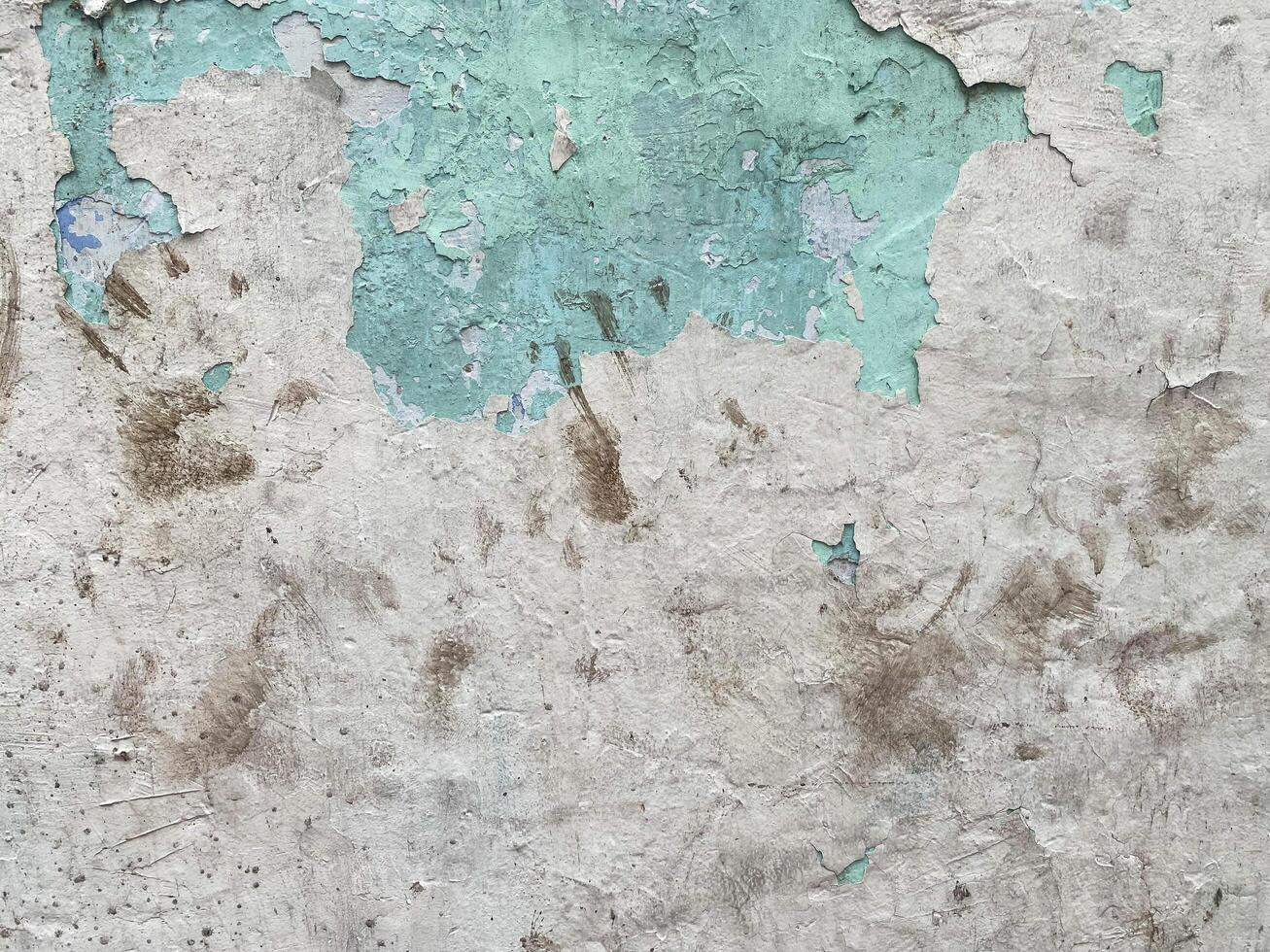 Grunge backdrop featuring an abstract paint pattern on concrete. photo