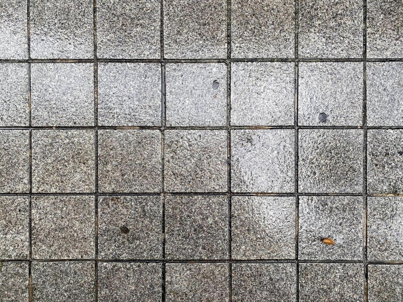 Vintage and isolated concrete floor with a blank gray pattern. photo