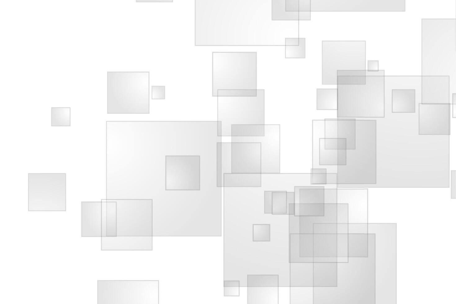 Abstract grey tech geometric glossy squares background vector