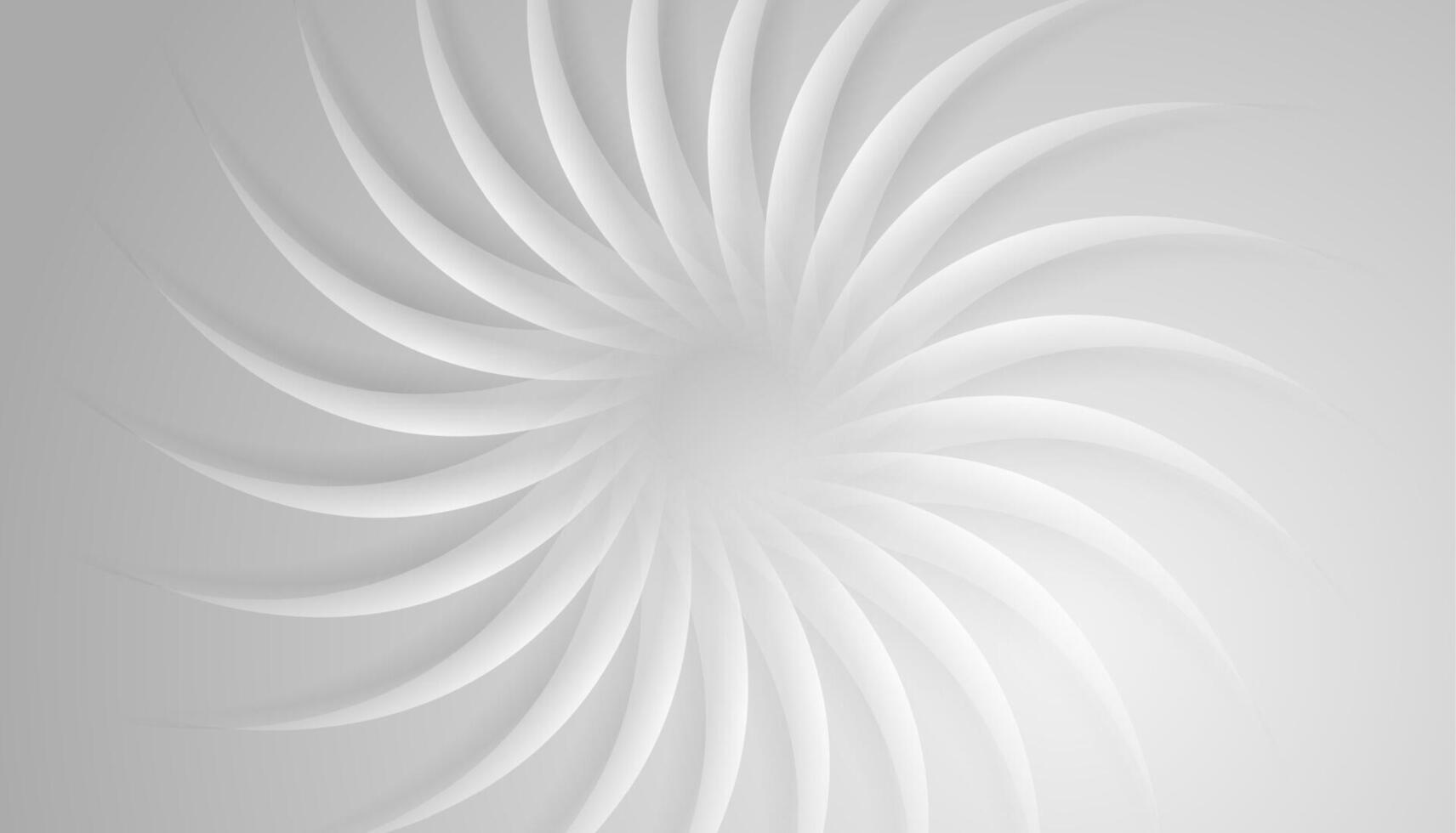 Grey glossy swirl abstract background vector