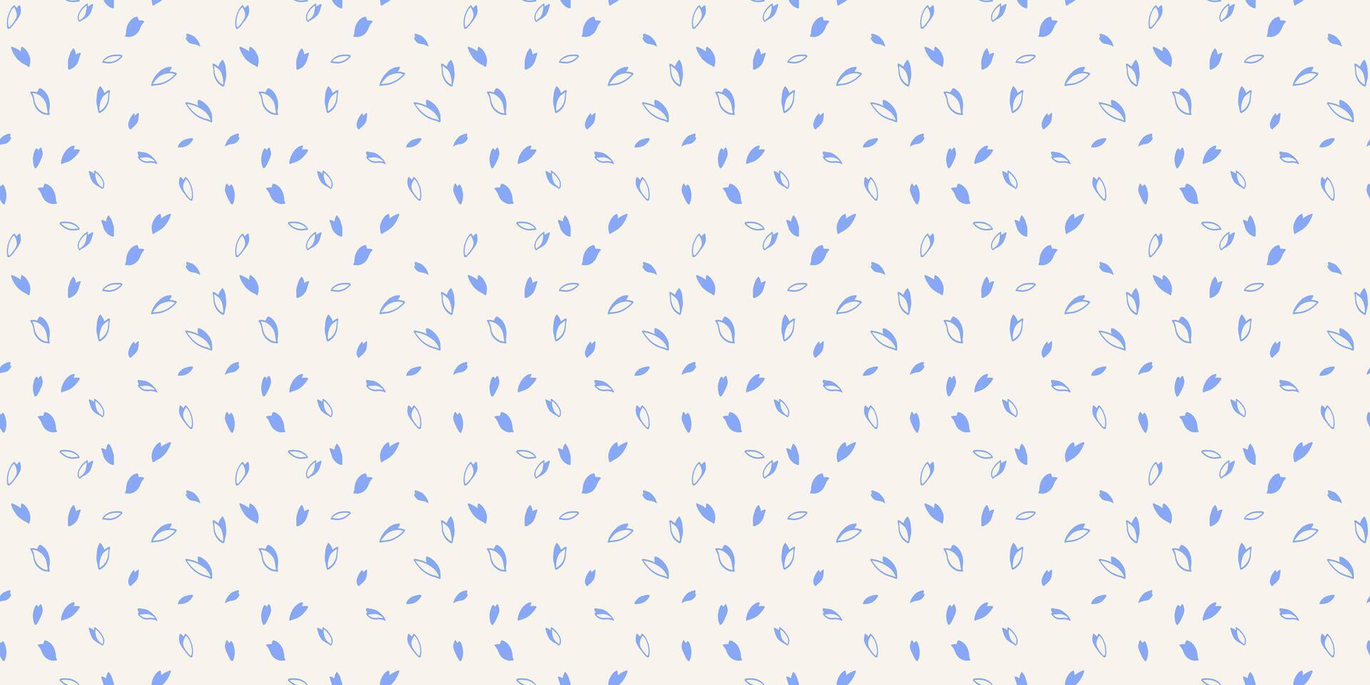 sencillo vibrante polca puntos, gotas, lugares sin costura modelo. creativo azul minúsculo aleatorio puntos, copos de nieve, círculos, folletos en un ligero antecedentes. vector mano dibujado bosquejo forma. diseño para superficie diseño