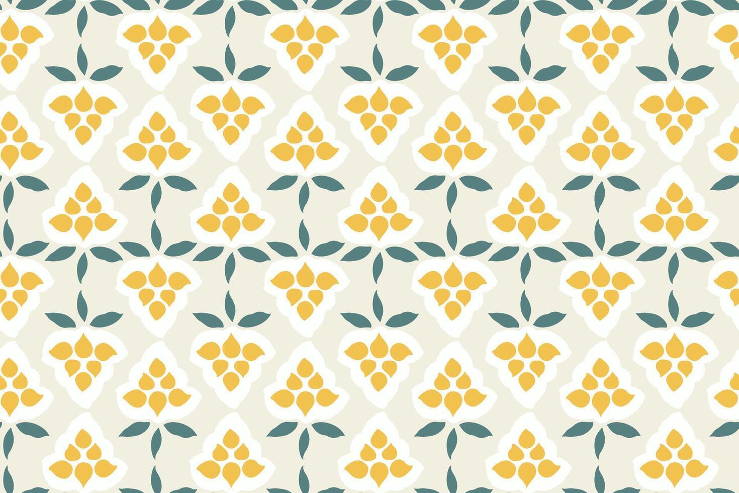 Abstract geometric seamless pattern with shapes drops, spots, dots. Creative simple polka dots summer spring printing. Vector hand drawn. Template for design, textile, fashion, fabric
