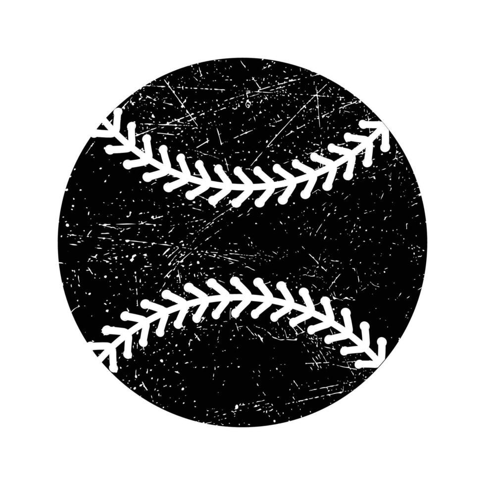 concepto de icono de béisbol con plantilla de vector de icono de béisbol en movimiento