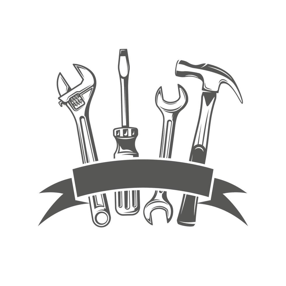 Work tool isolated on white background vector