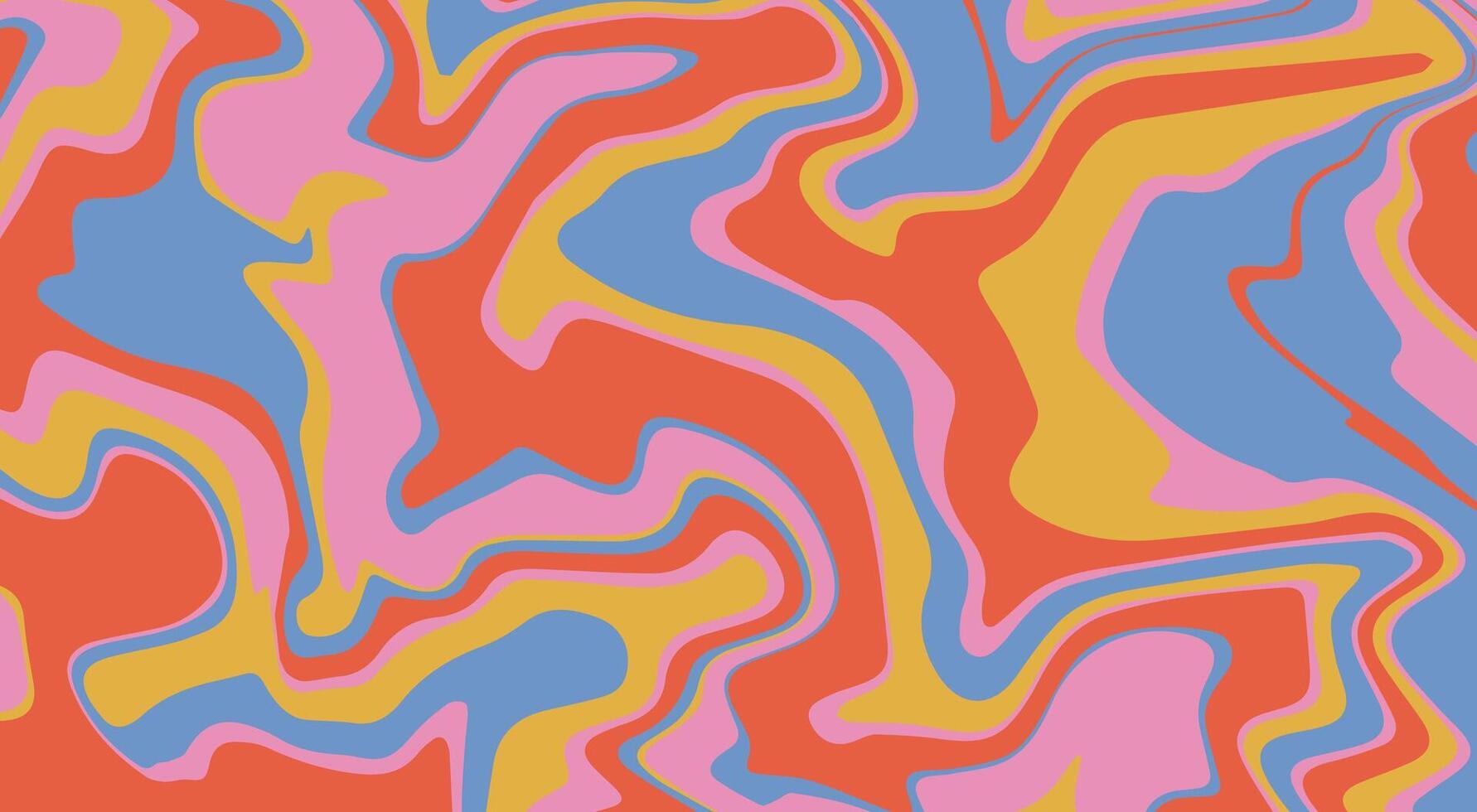 Psychedelic trippy retro background in groovy y2k style. Wave or ...