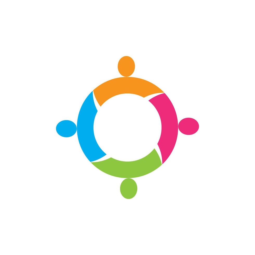 Community, network and social icon design template vector