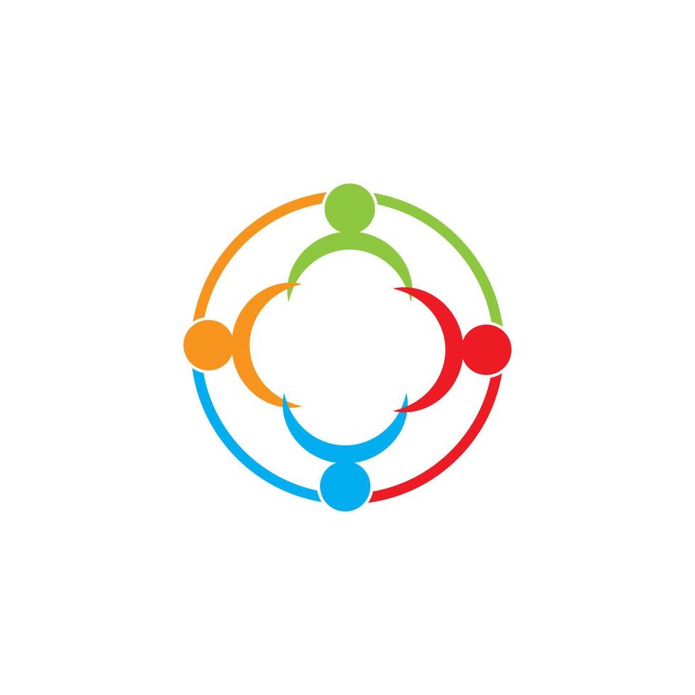 Community, network and social icon design template vector