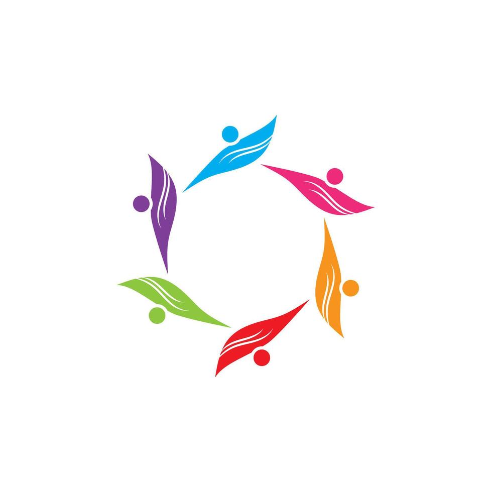 Community, network and social icon design template vector
