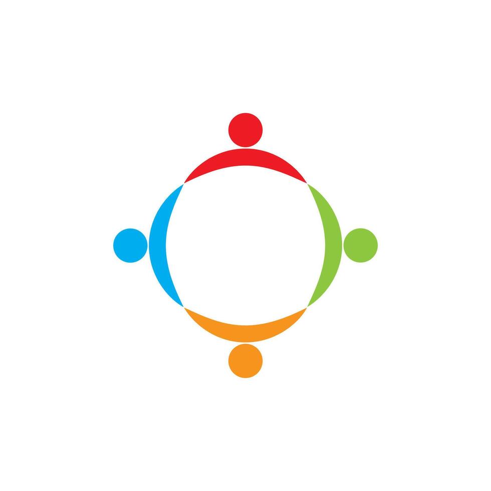 Community, network and social icon design template vector