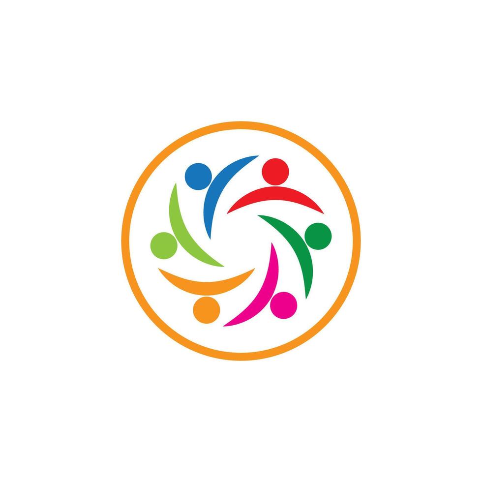 Community, network and social icon design template vector