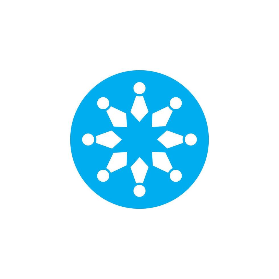 Community, network and social icon design template vector