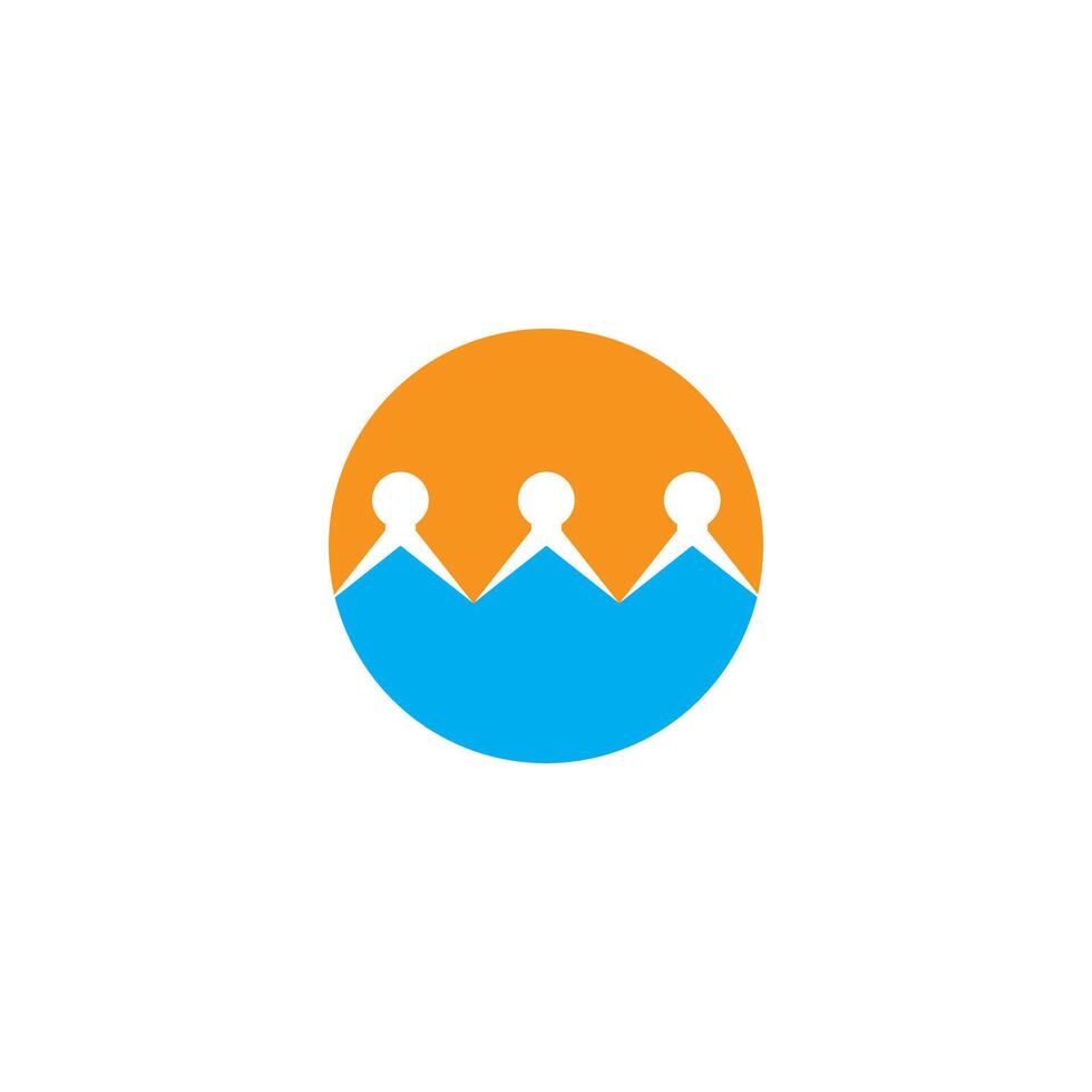 Community, network and social icon design template vector