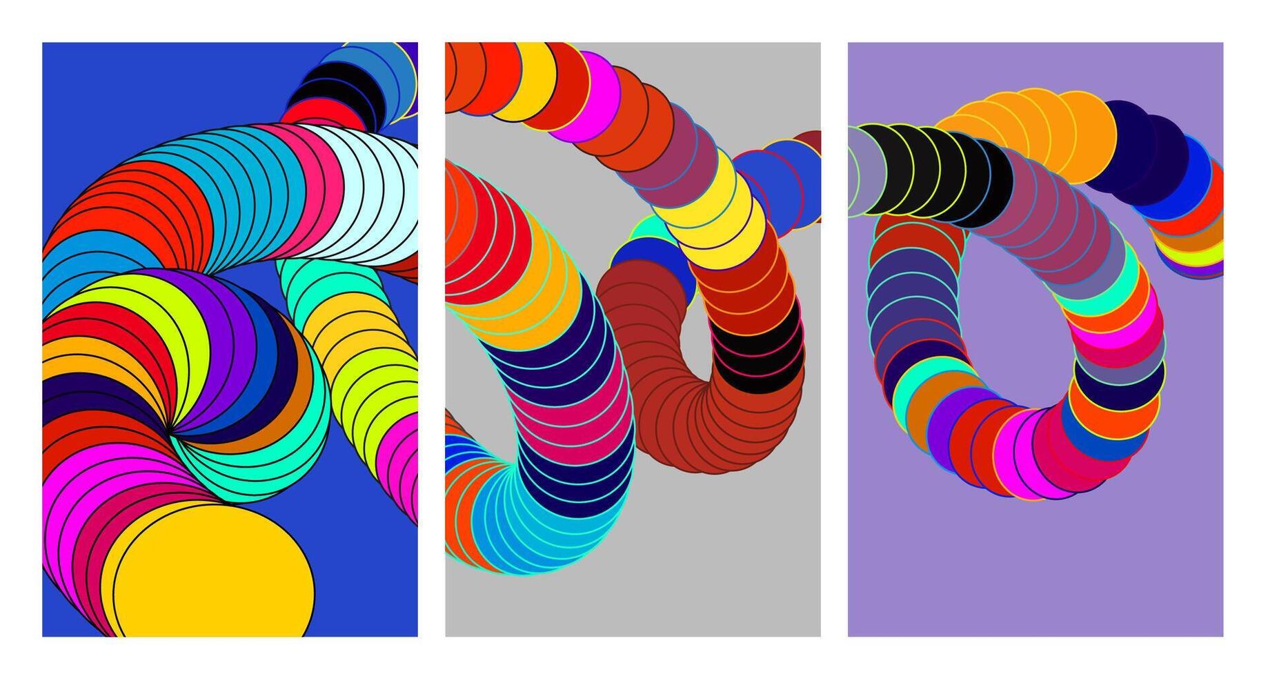 Vector Colorful liquid and fluid background for summer collection 2024