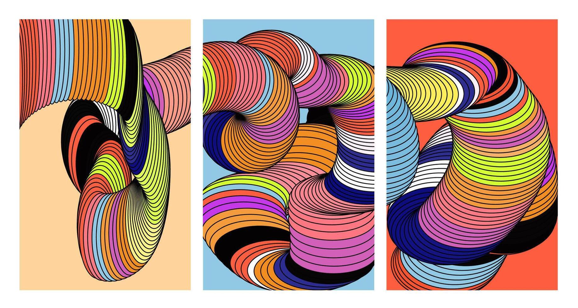 Vector Colorful liquid and fluid background for summer collection 2024