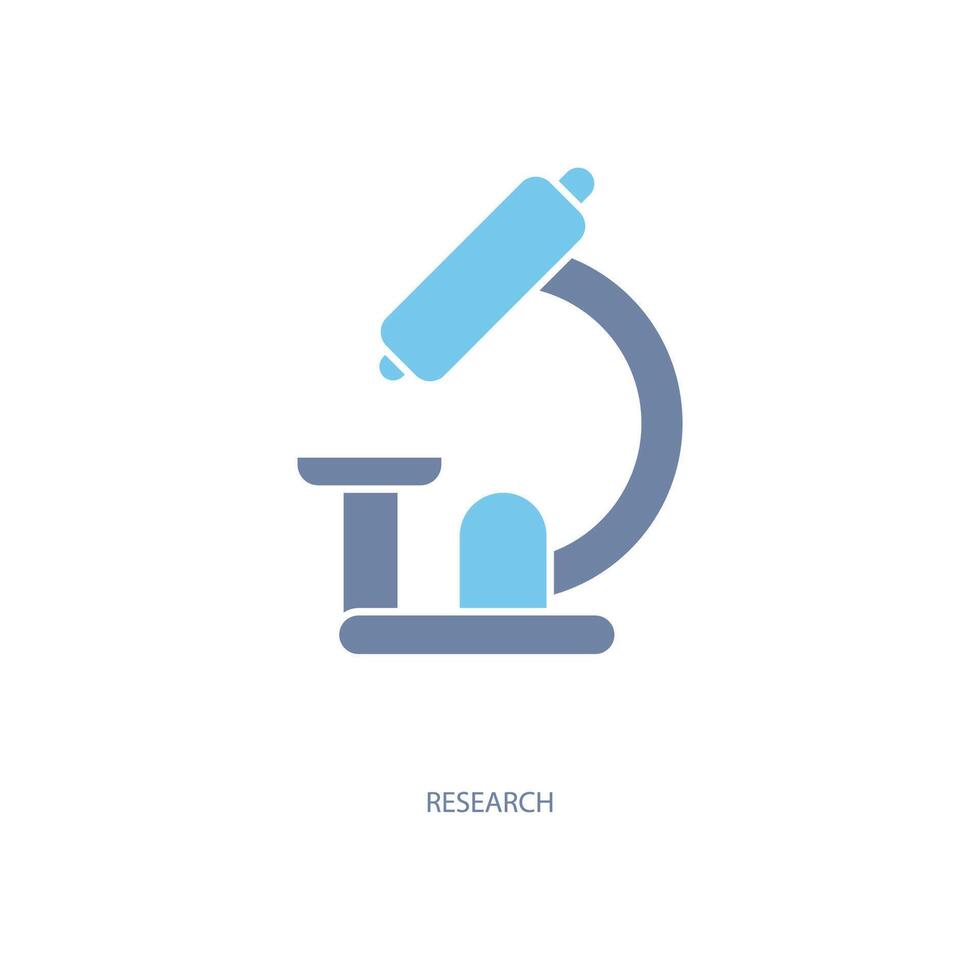 research concept line icon. Simple element illustration. research concept outline symbol design. vector