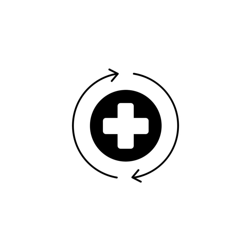 healing concept line icon. Simple element illustration. healing concept outline symbol design. vector