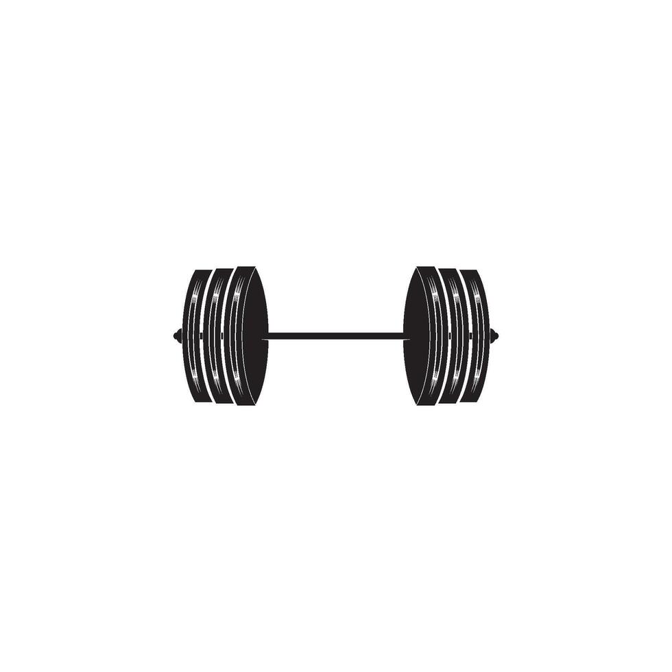 Barbell, Dumbbell Gym Icon Logo Template gym Badge vector