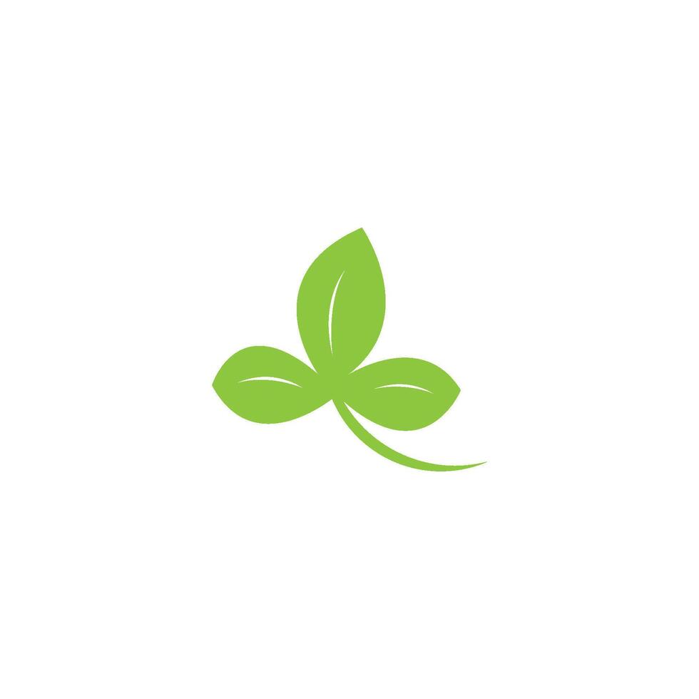 Logos of green leaf ecology nature element vector icon