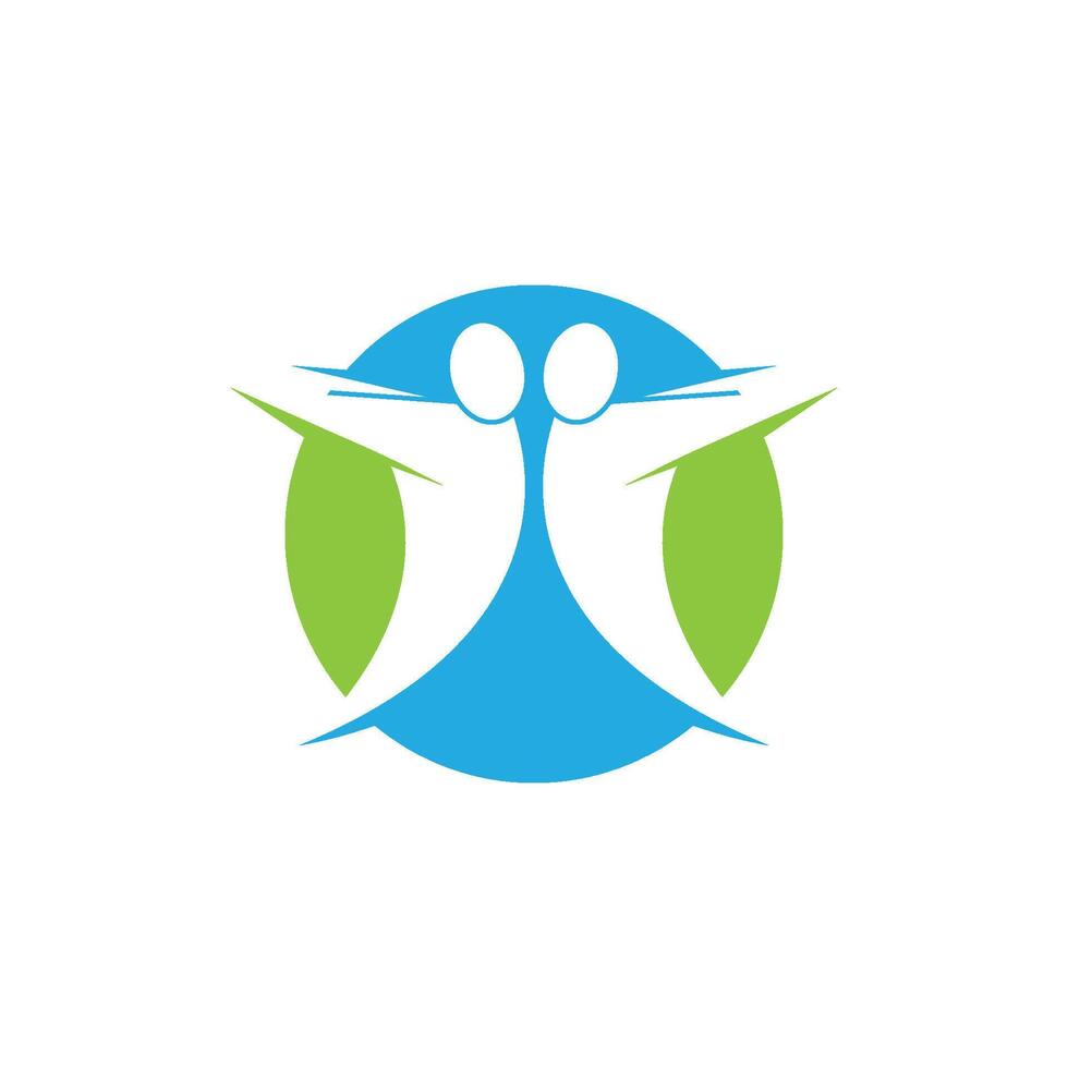 people logo vector design template