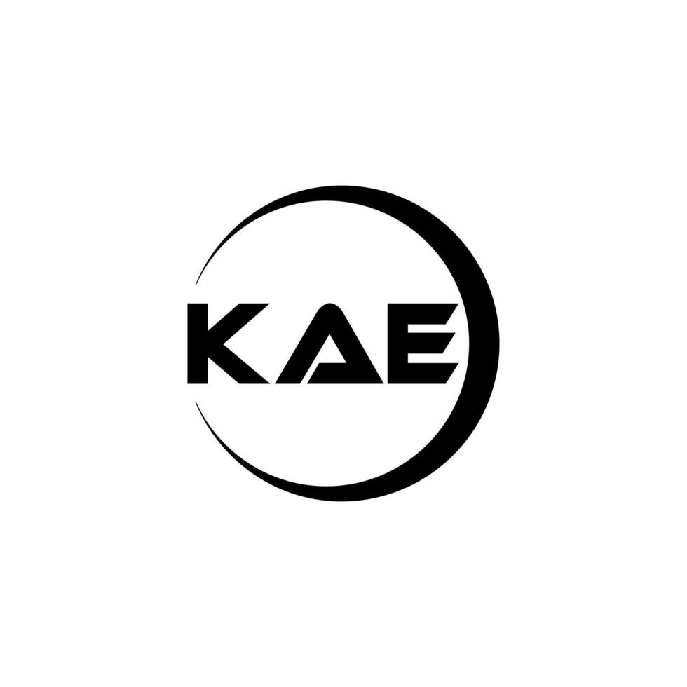 KAE Letter Logo Design, Inspiration for a Unique Identity. Modern Elegance and Creative Design. Watermark Your Success with the Striking this Logo. vector