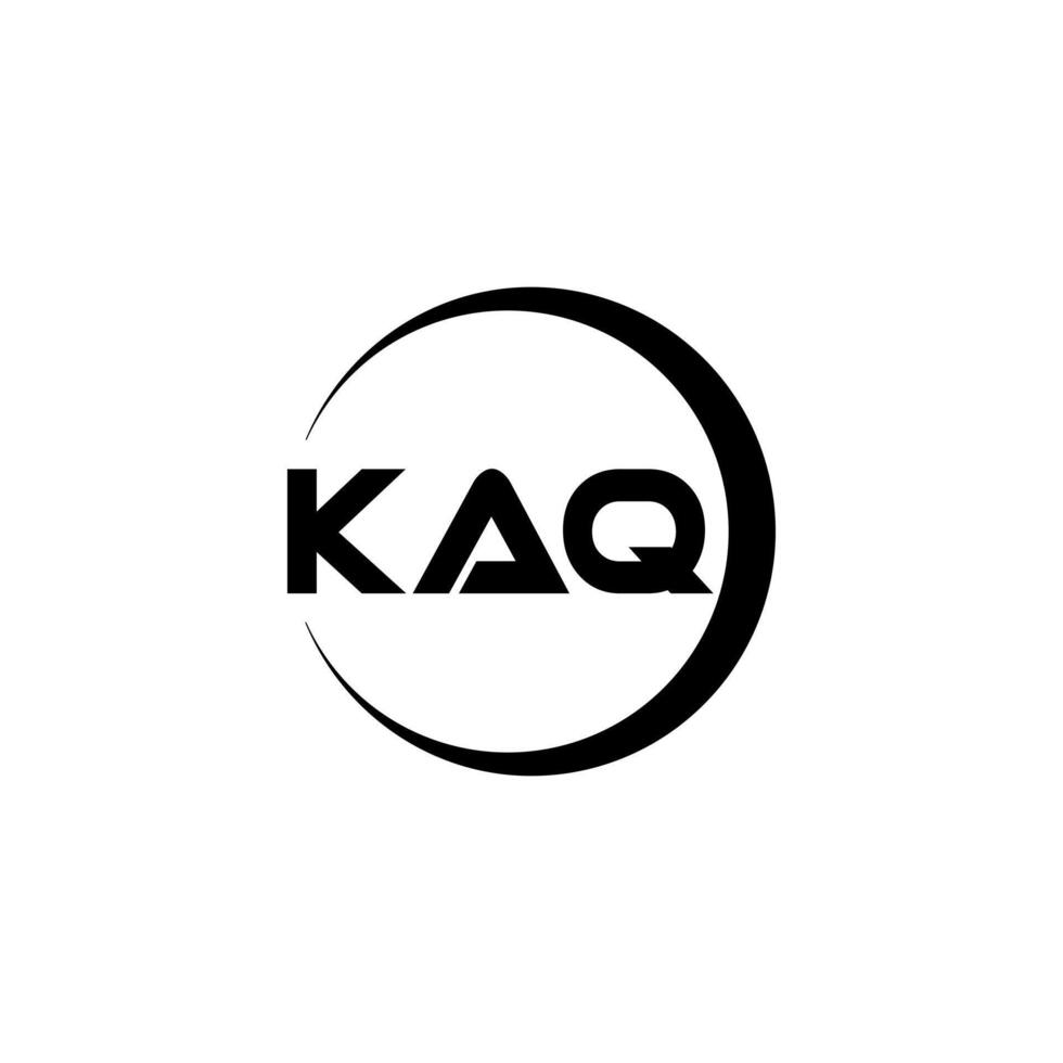 KAQ Letter Logo Design, Inspiration for a Unique Identity. Modern Elegance and Creative Design. Watermark Your Success with the Striking this Logo. vector