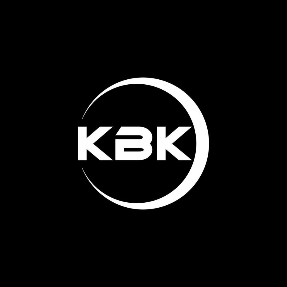 KBK Letter Logo Design, Inspiration for a Unique Identity. Modern Elegance and Creative Design. Watermark Your Success with the Striking this Logo. vector