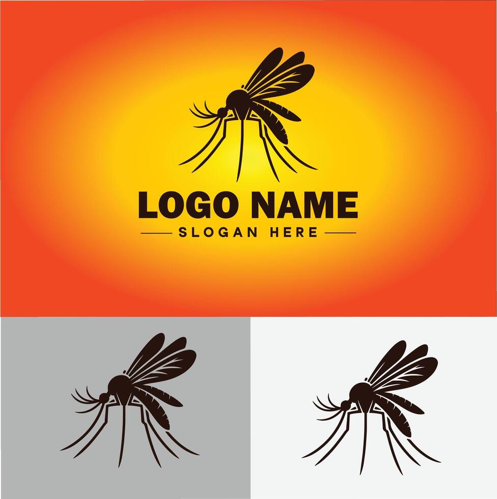 mosquito logo vector art icon graphics for business brand icon mosquito logo template