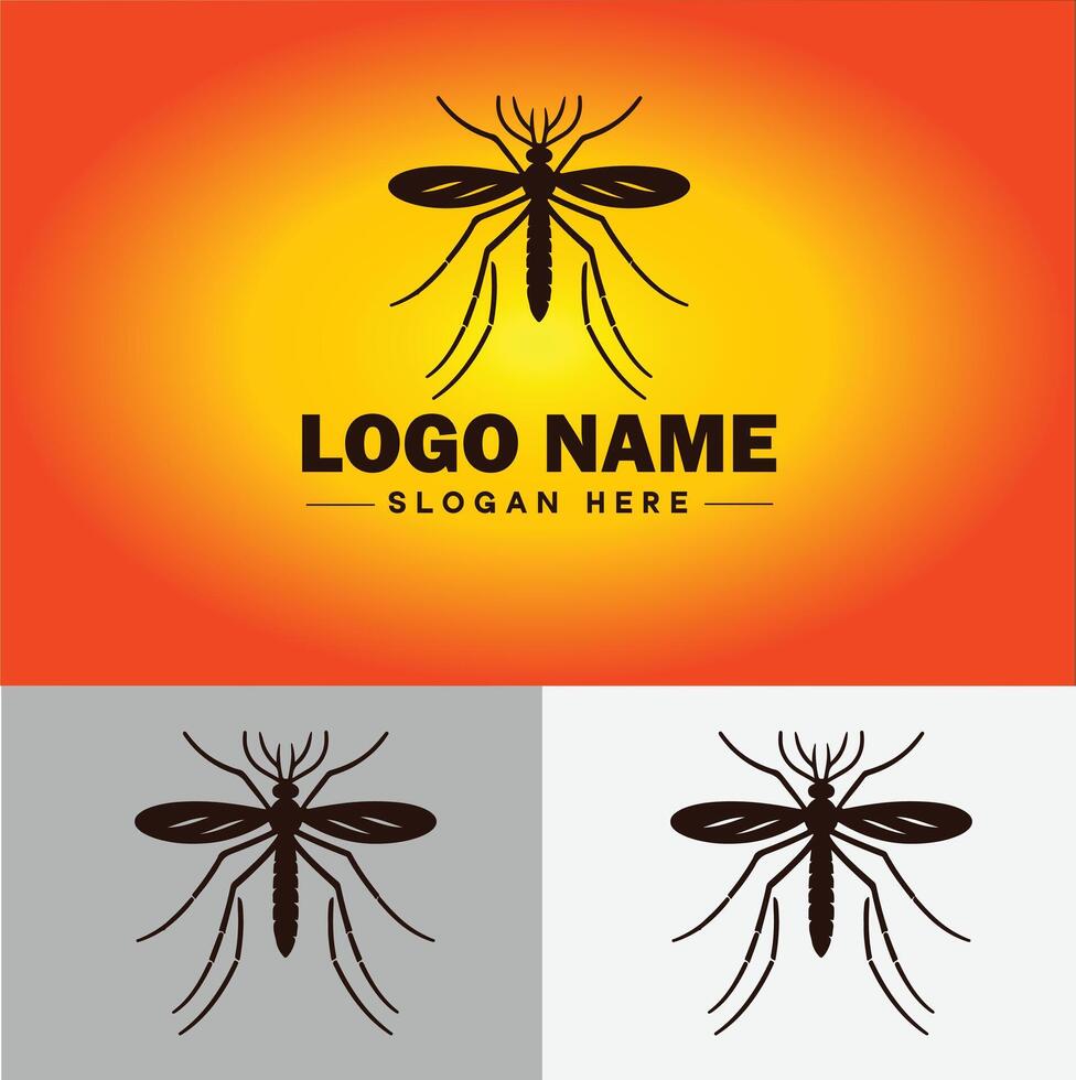 mosquito logo vector art icon graphics for business brand icon mosquito logo template