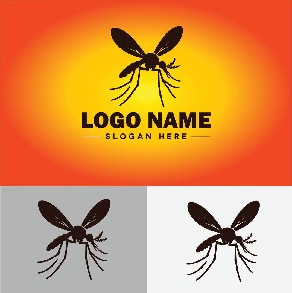 mosquito logo vector art icon graphics for business brand icon mosquito logo template