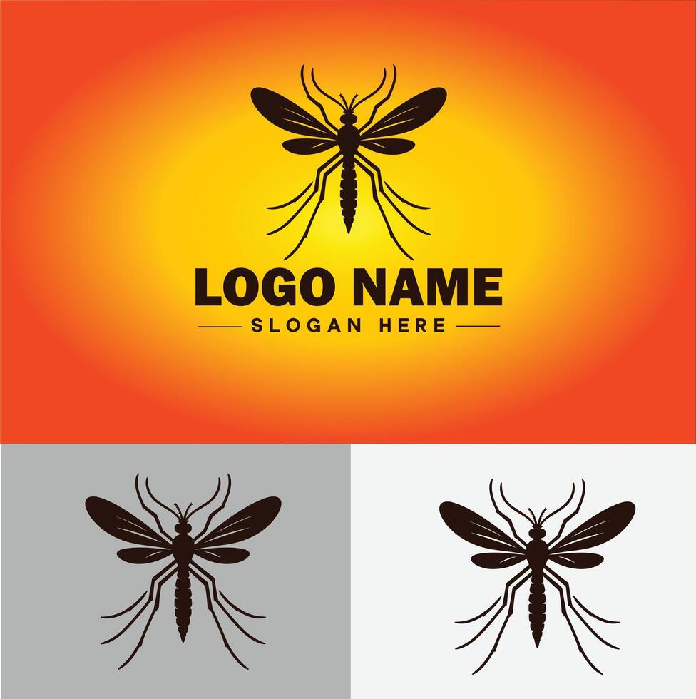 mosquito logo vector art icon graphics for business brand icon mosquito logo template