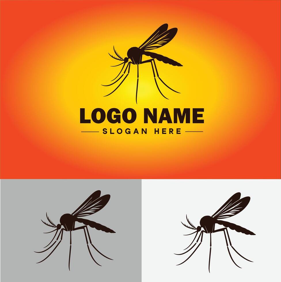 mosquito logo vector art icon graphics for business brand icon mosquito logo template