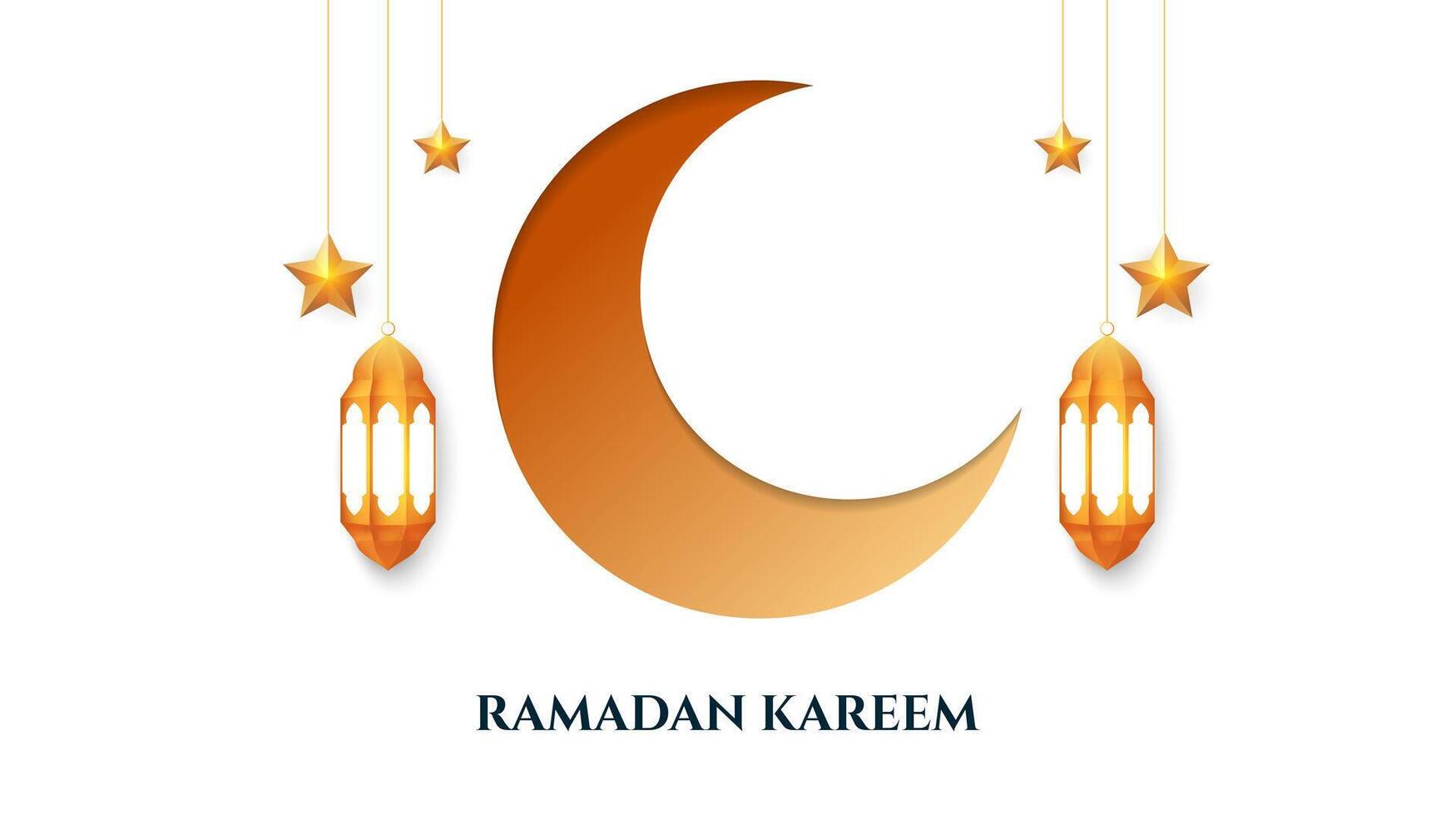 Ramadan kareem islamic background design. Illustration vector